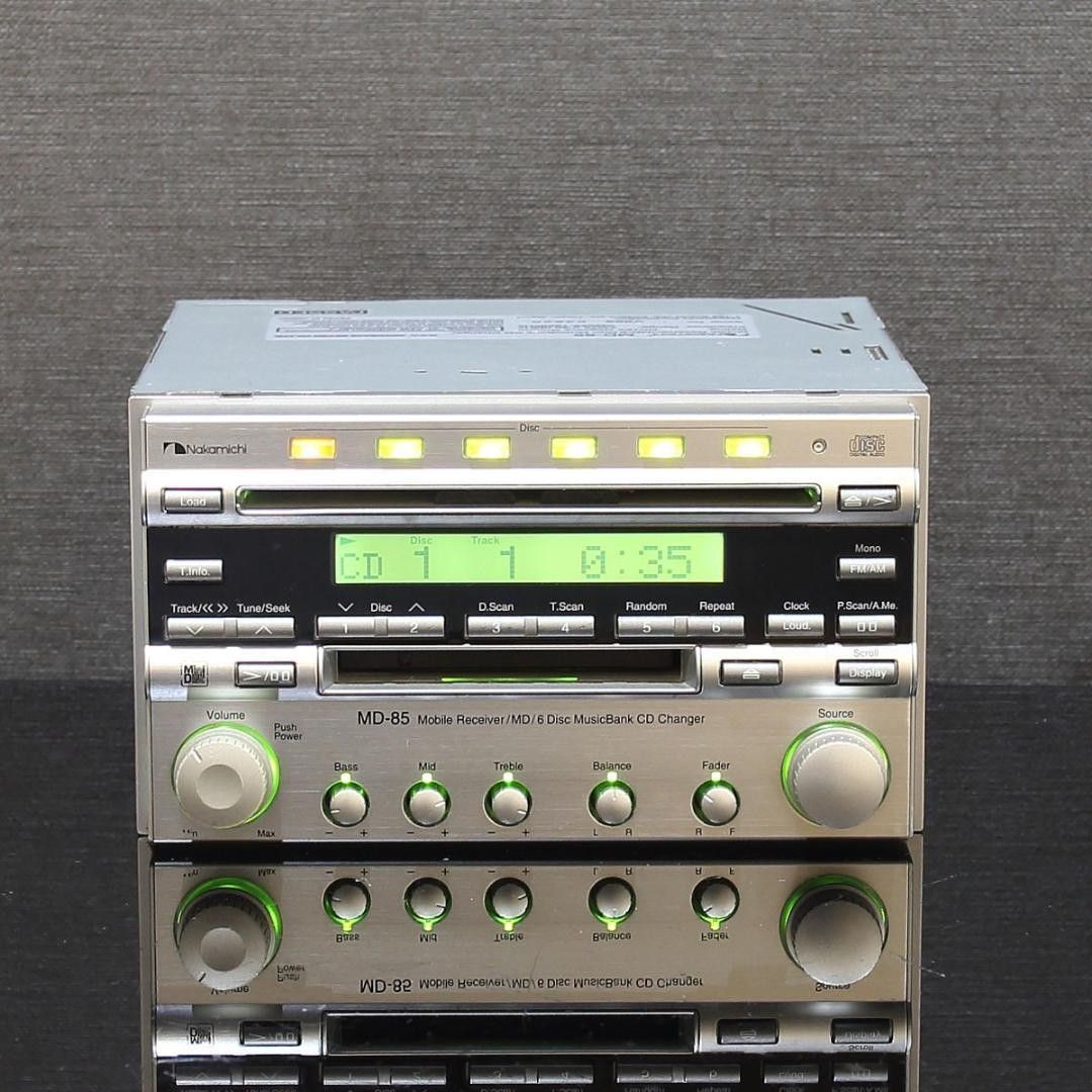 Nakamichi MD-85 Car Audio 6 CD Changer MD Player 24bit DAC Mint Pre-owned Japan