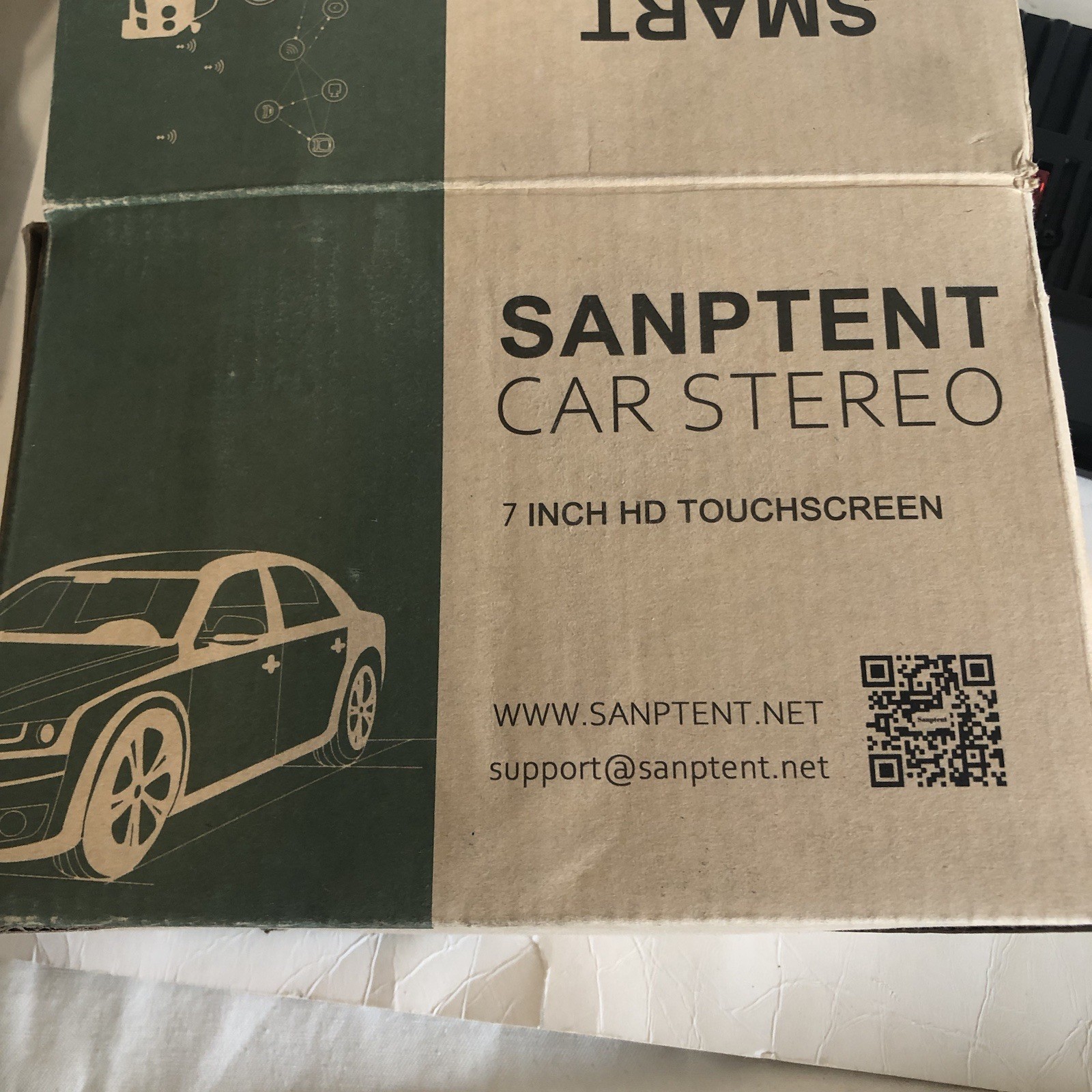 Sanptent Car Stereo 7 Inch HD Touchscreen