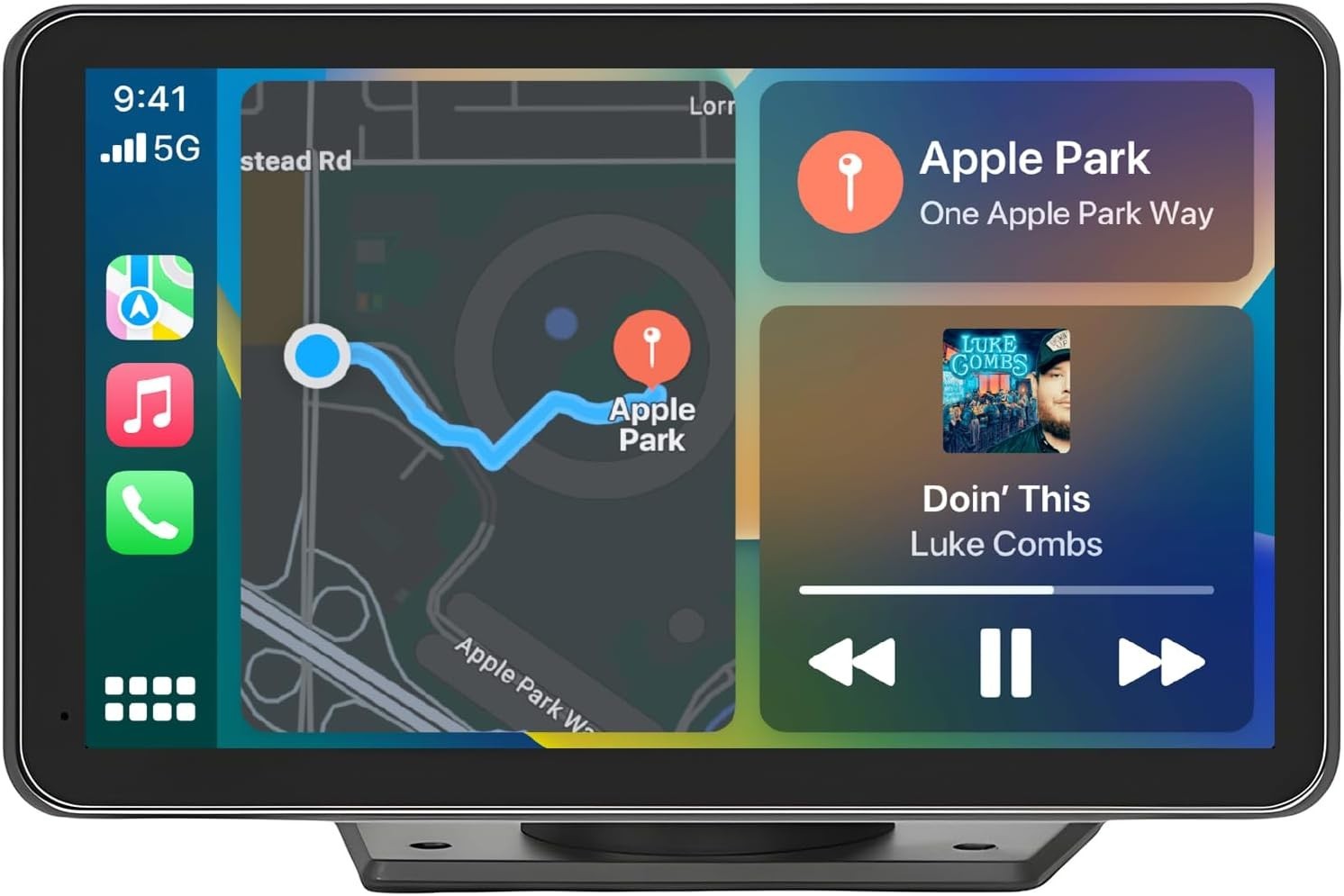 2025 7″ HD Carplay & Android Auto Screen with Navigation & Backup Camera