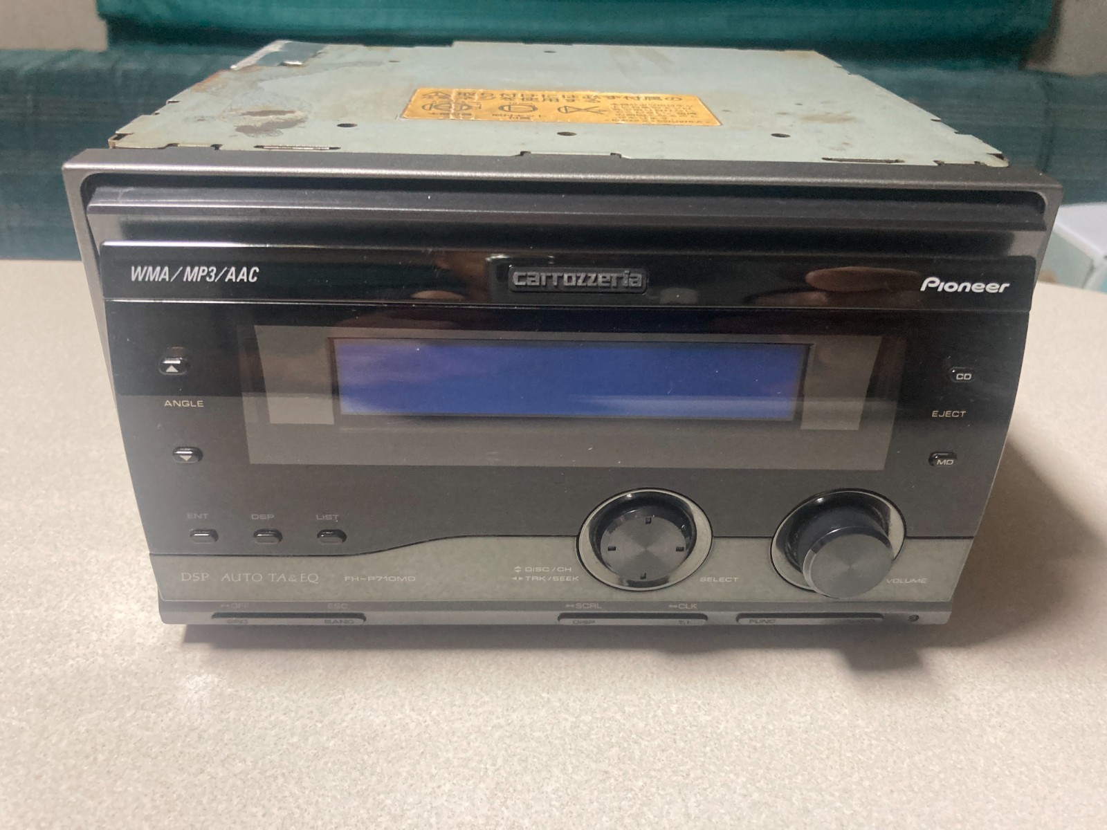 Pioneer Carrozzeria FH-P710MD CD/MD 2DIN Deck Car Audio WMA MP3 DSP Color Black