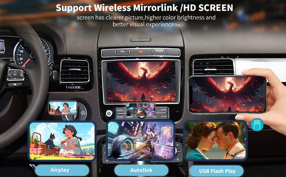 Carplay Android Auto Interface For Volkswagen Touareg RNS850 System 2010-2018 US