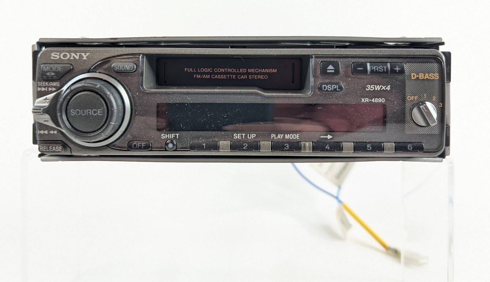 Vintage Sony XR-4890 AM/FM Cassette Receiver – Old School Full Logic – Untested