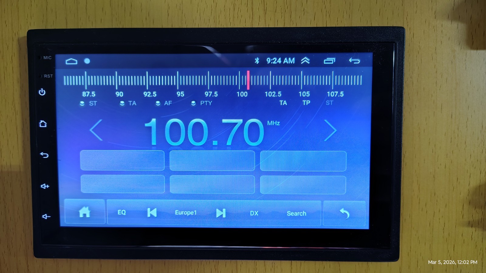 Blurred Vision Audio BV-Android-7-9211BT New ✅