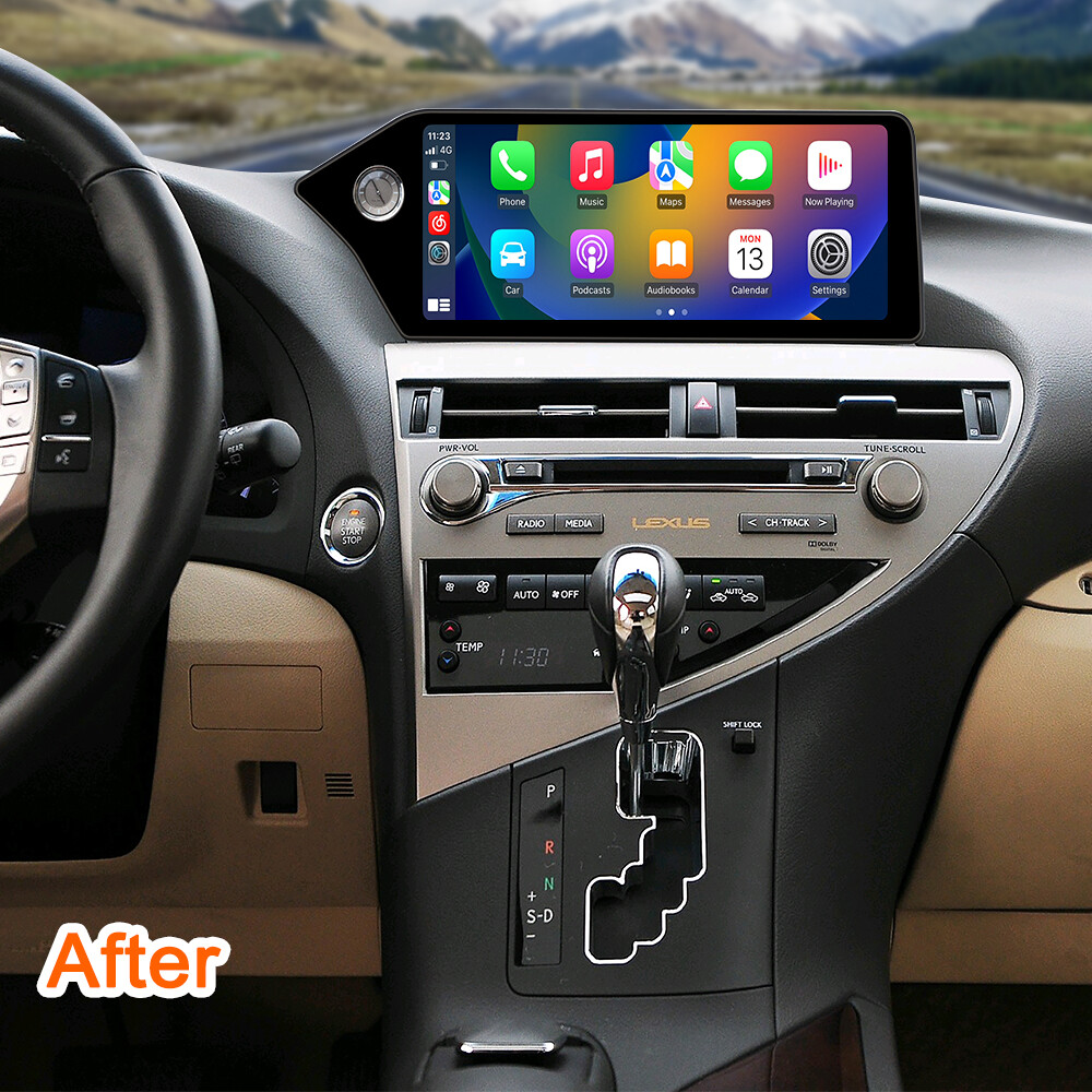 12.3Inch Car GPS Player For Lexus RX270/350 2008-2014 Radio Stereo Navi BT 64GB