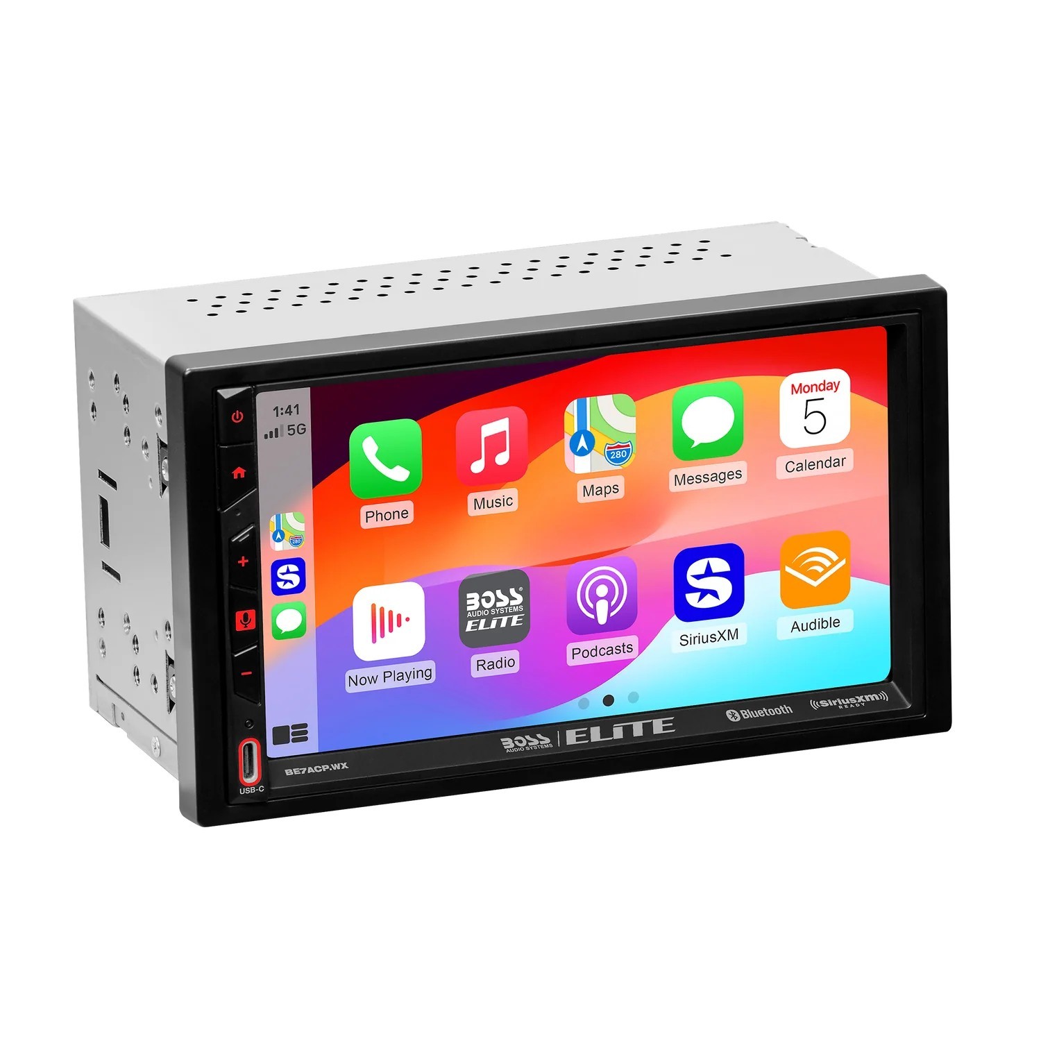 Boss Elite – BE7ACP.WXC 7″ Double DIN Car Stereo – CarPlay, Android Auto, Camera