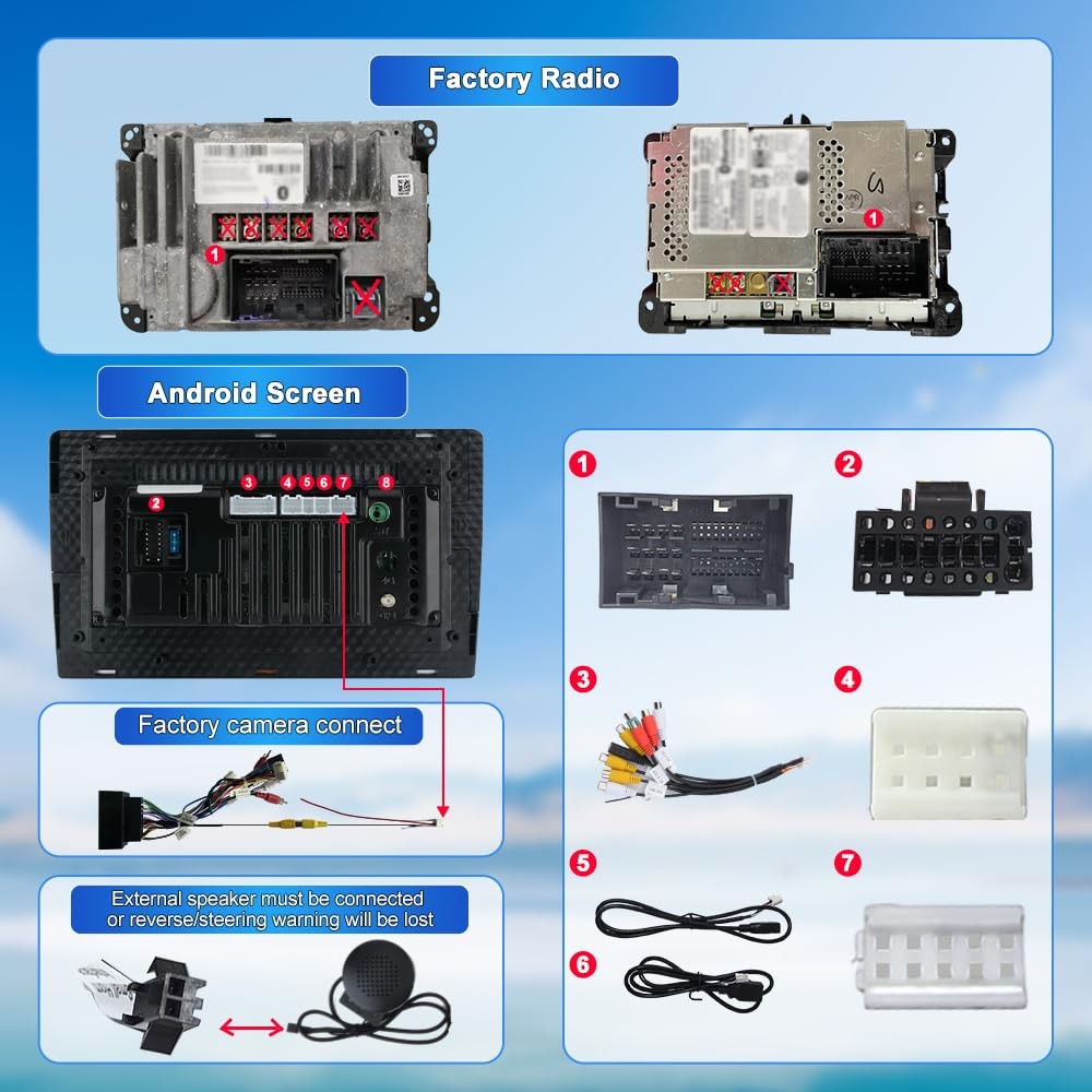 2GB+64GB Car Radio for Dodge Ram 1500 2500 3500 2013-2019,Wireless Wire CarPl…