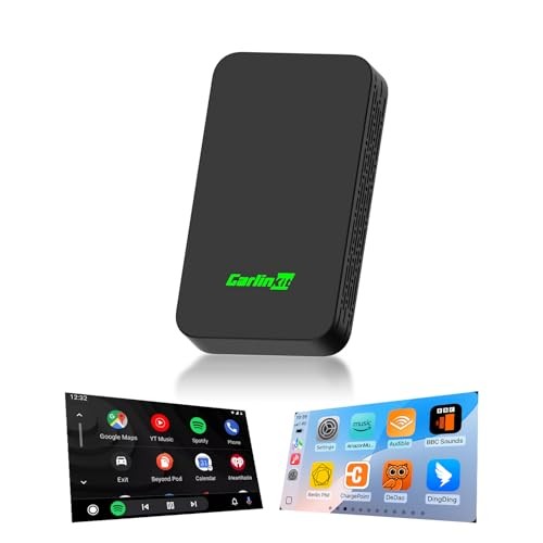 5.0 CarPlay & Android Auto Adapter – 2air – Plug & Play – No Lag – Stable