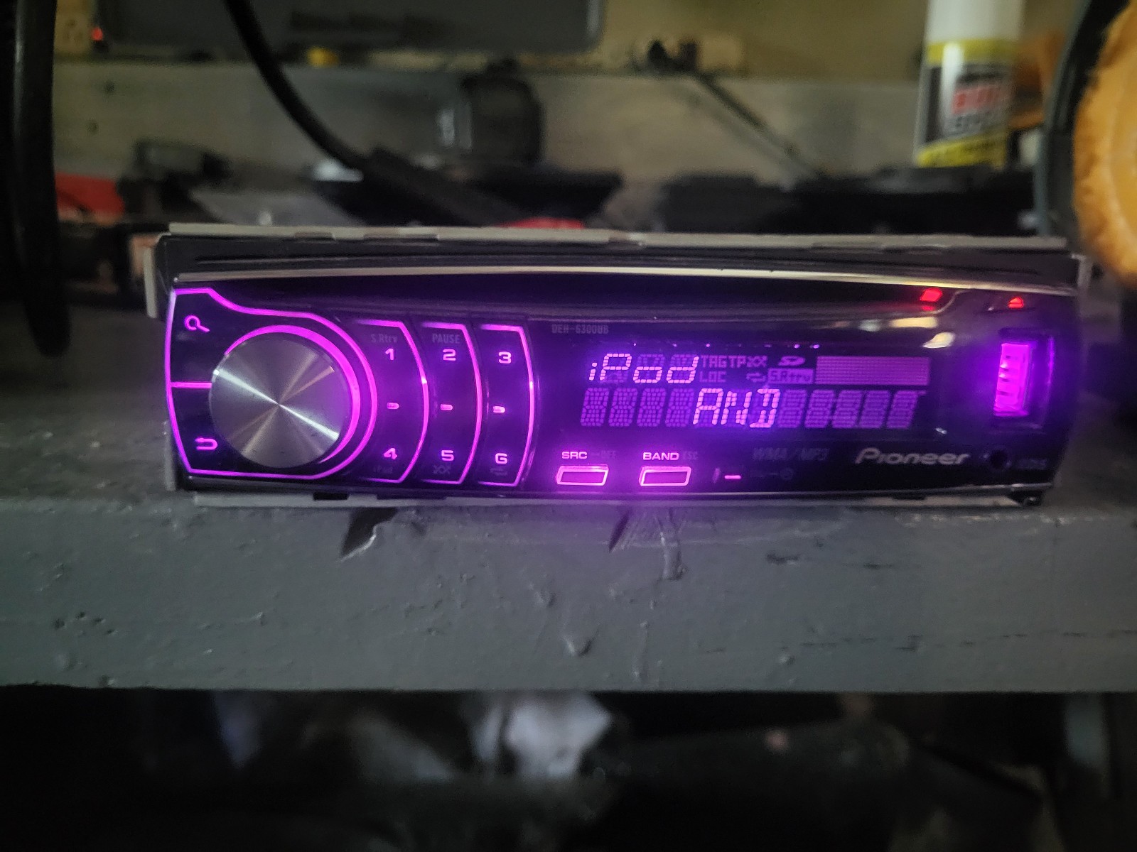 Pioneer DEH-6300UB CD USB AUX iPod Car Stereo Multi-Color Display Tested
