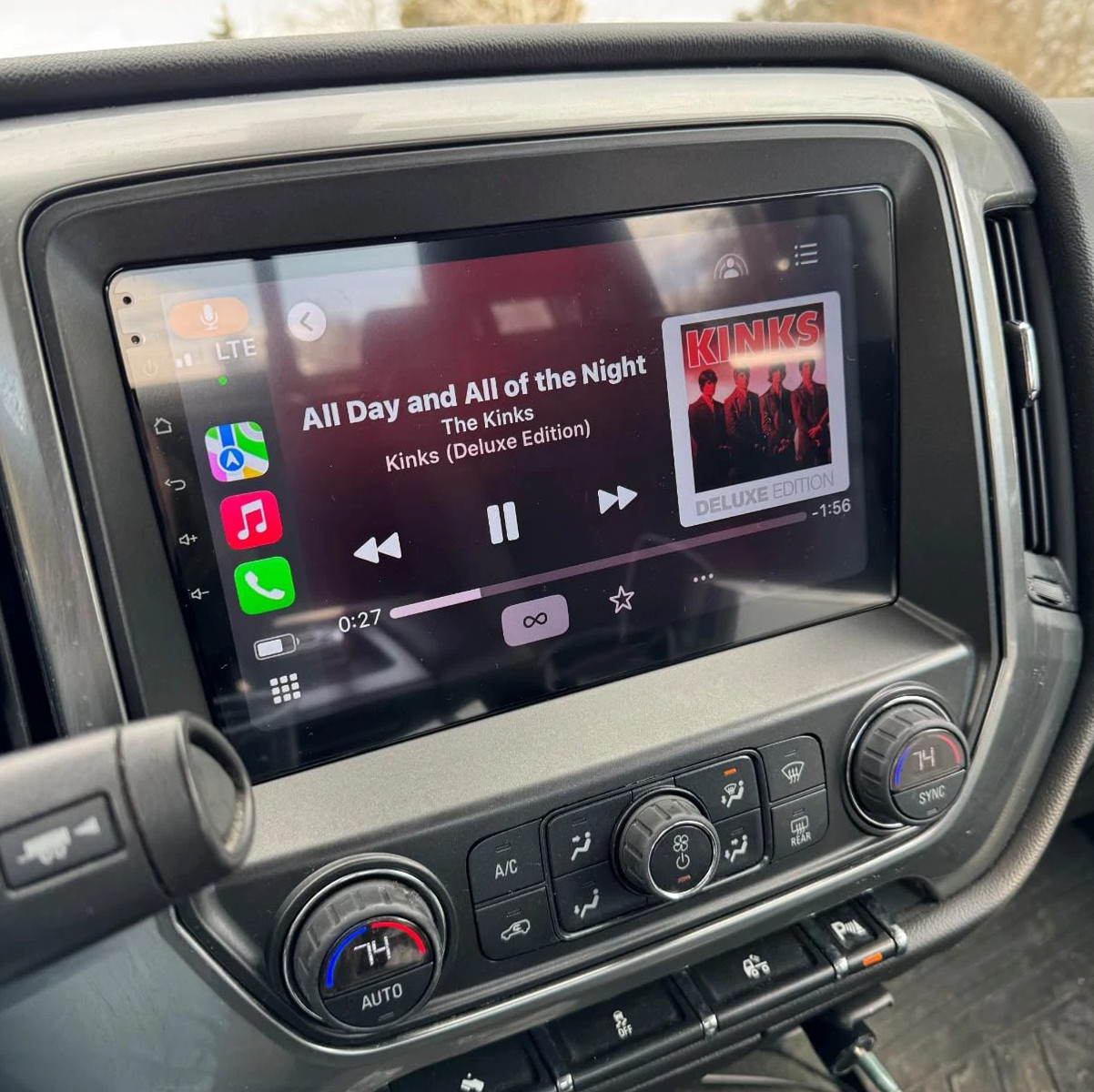 Carplay For 2014-2018 Chevrolet Silverado GMC Sierra Stereo Radio Car GPS Wifi