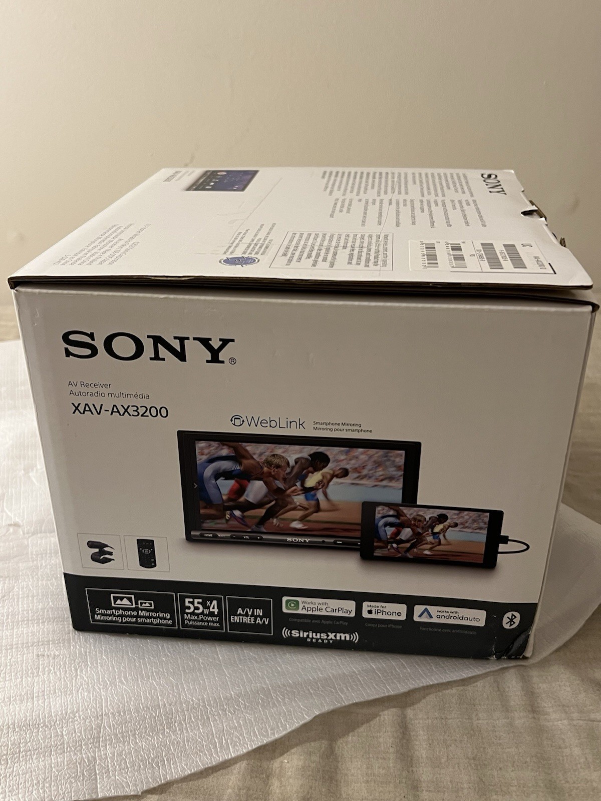 Sony XAV-AX3200 AV Multi Media Receiver FOR PARTS OR REPAIR Untested