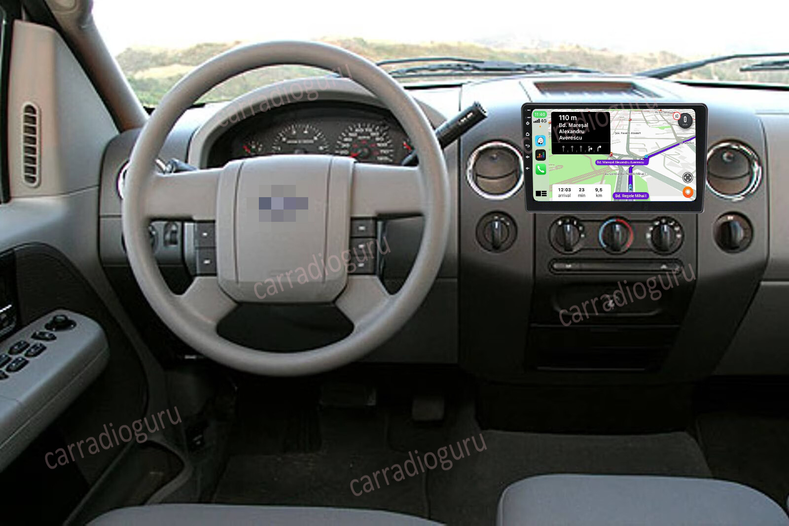 For 2004-2008 Ford F150 Car Stereo Radio GPS Navi Apple CarPlay Android 13 WiFi