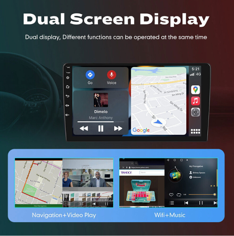 Carplay Android 13 Car Radio Stereo GPS DSP For Chevrolet Camaro 2010-2015