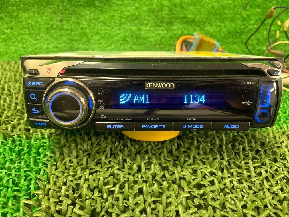 Kenwood I-K55 CD USB AUX Receiver Car Audio Near Mint JAPAN