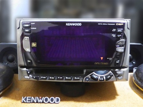 Kenwood DPX-770MD 2DIN CD MD Deck Player Working