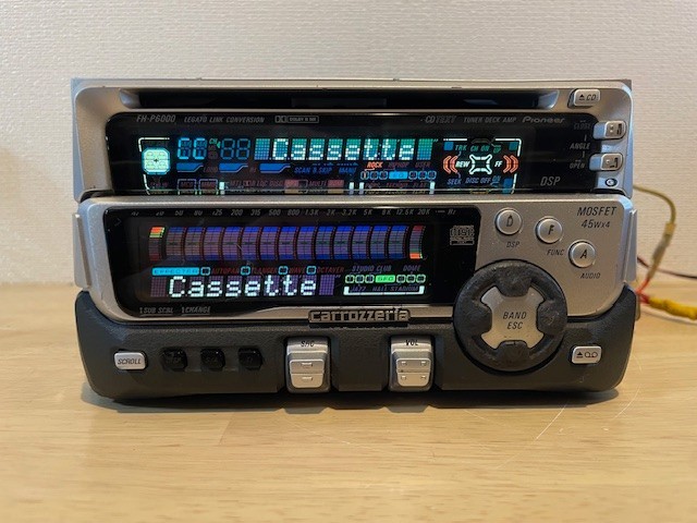 Pioneer Carrozzeria FH-P6000 2DIN Car Audio CD Cassette Player With Bluetooth