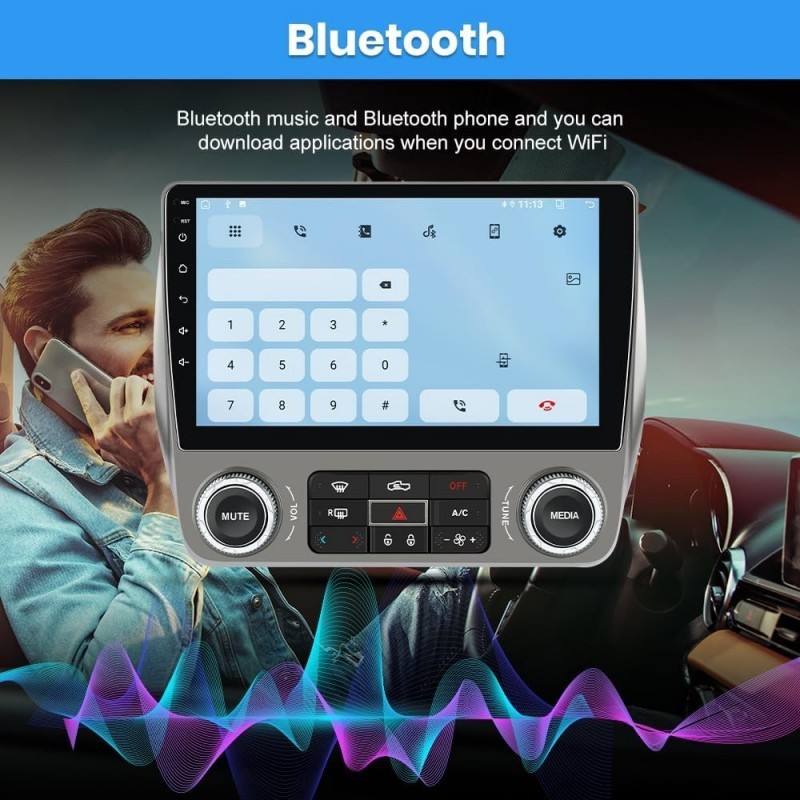 Android 13 Stereo Radio GPS + Backup Camera For Chevrolet Camaro 2008-15 Carplay