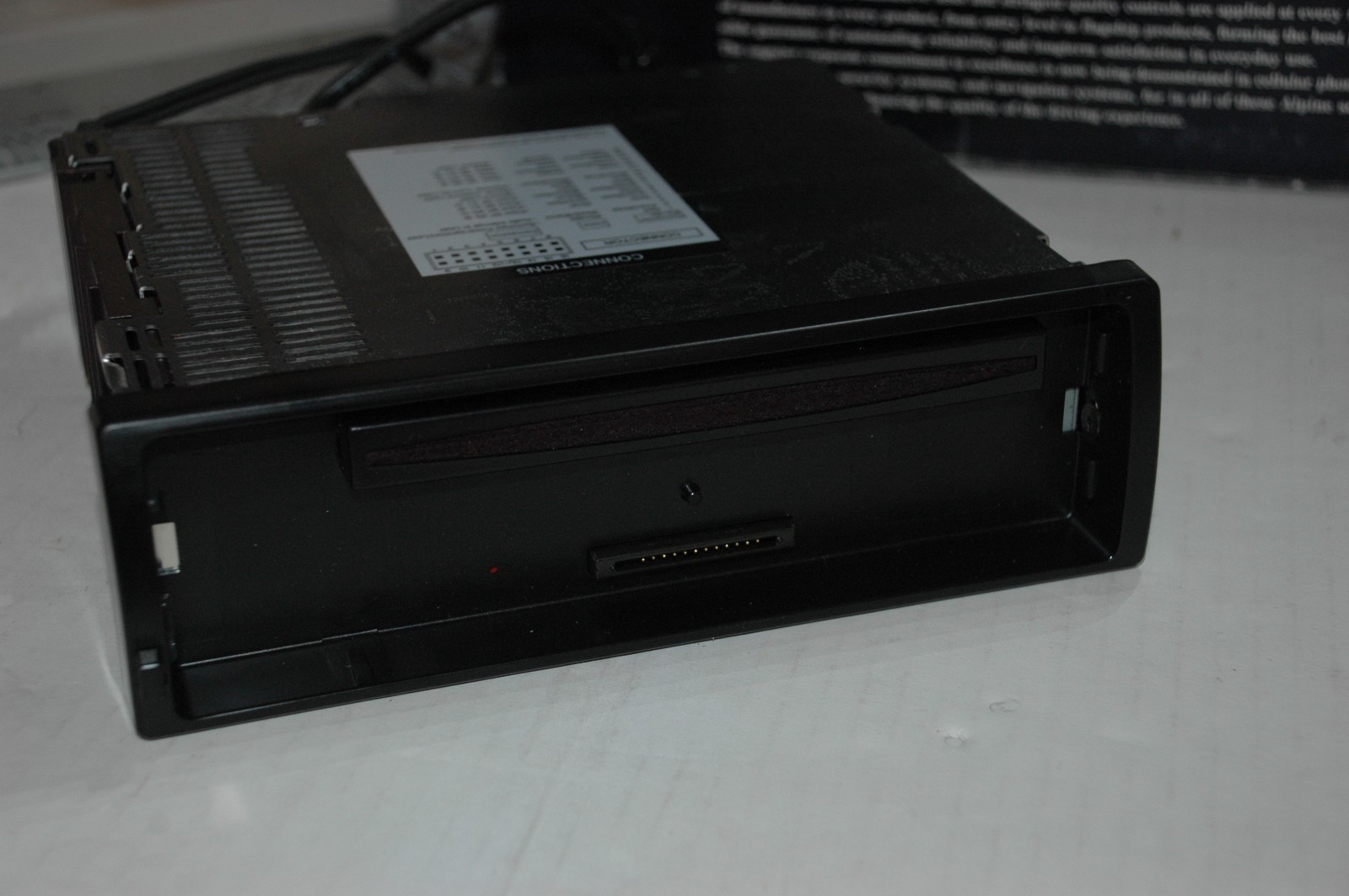 Alpine 7807 Mobile Am/FM CD Player In Box Used Vintage AS-IS READ