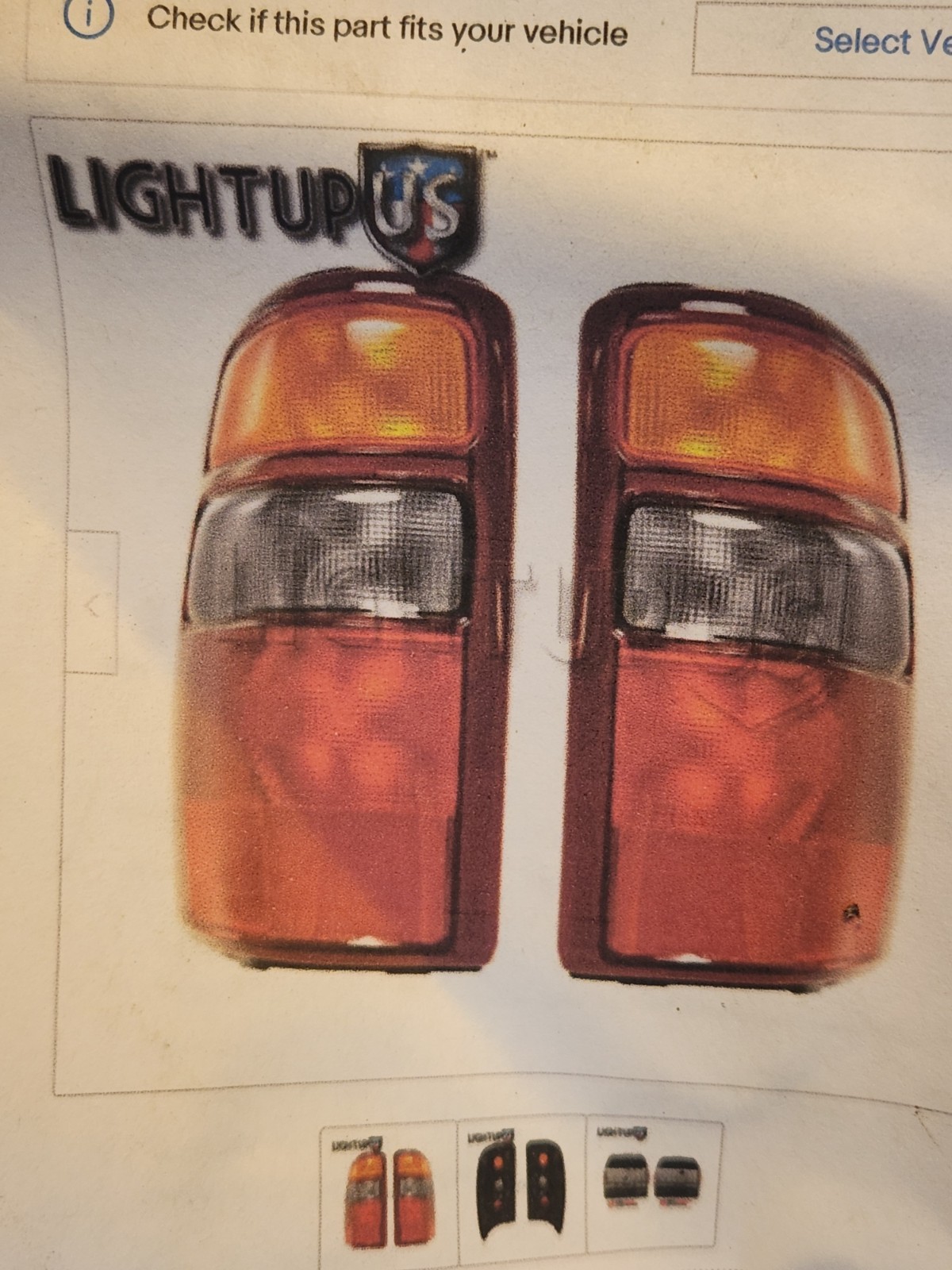 Tail Lights Compatible With 2000-2003 Chevy Tahoe Suburban GMC Yukon Red Edge