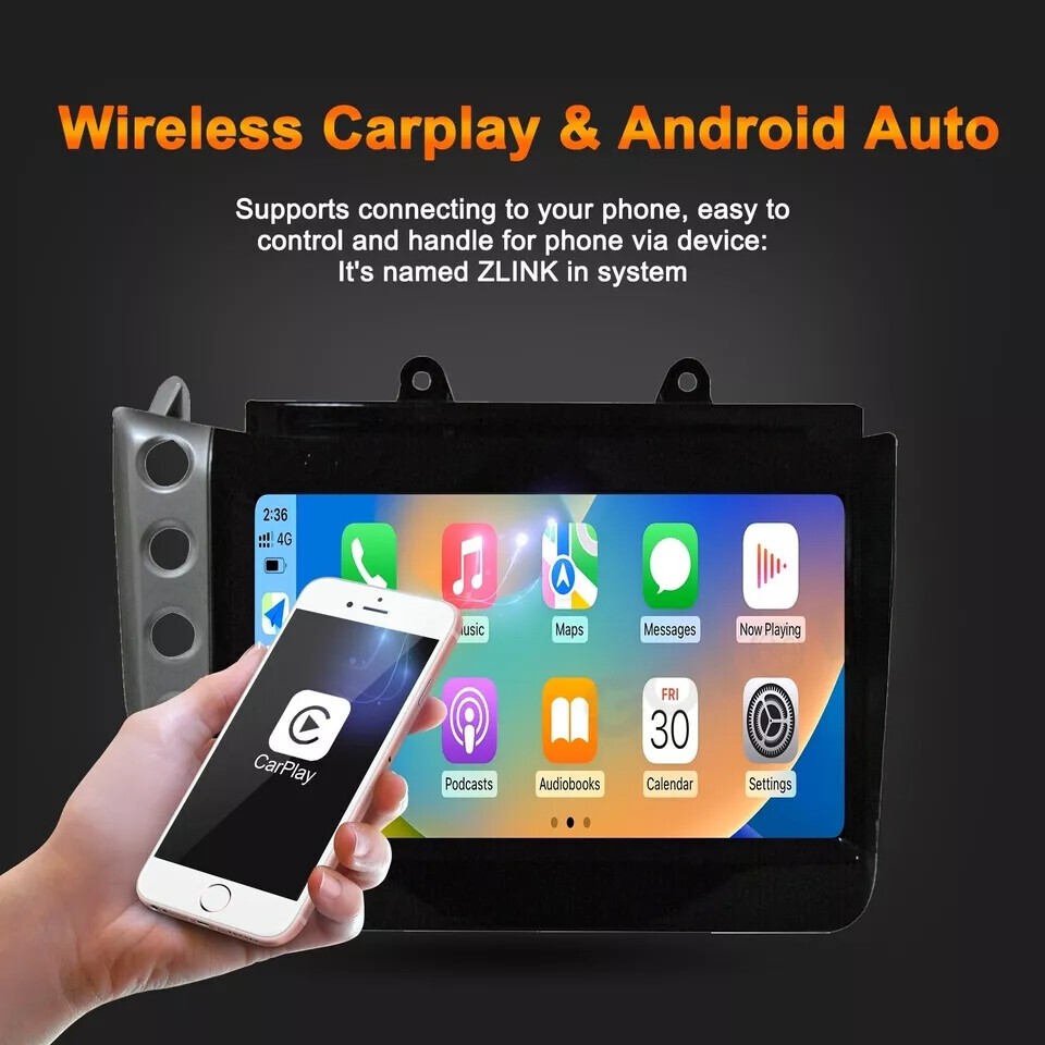 For Maserati GranTurismo 10″ Carplay GPS Car Radio Stereo+Climate control panel