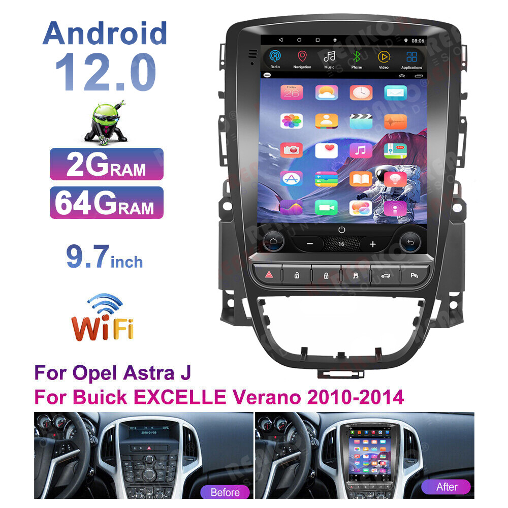 2+64G 9.7inch Android 12 Car Radio Stereo Carplay For Buick EXCELLE Verano 09-14
