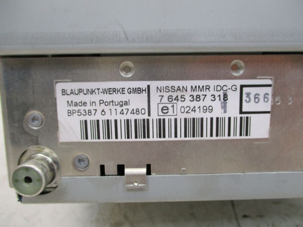 CD Radio *Code Not Available Fits Nissan Note (E11, NE11) 1.5 DCI