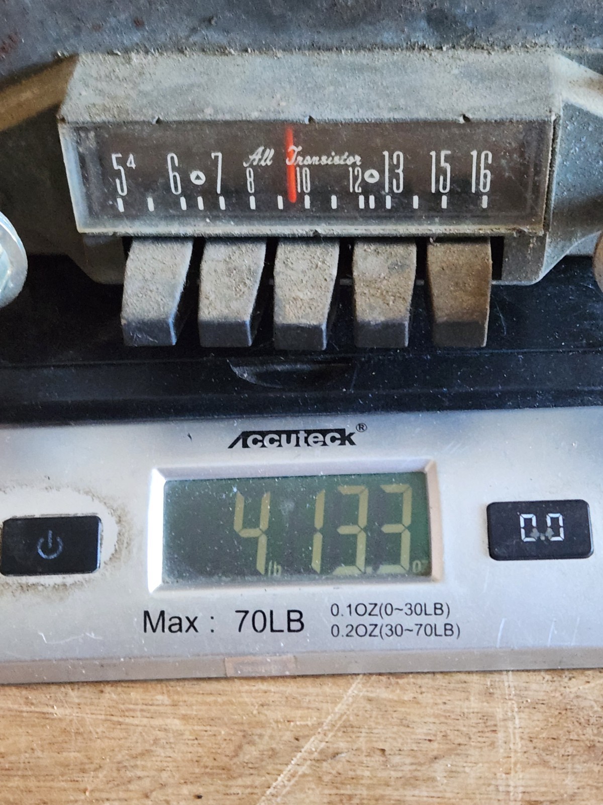 All Transistor AM Car Radio USA Unbranded Vintage Parts Repair Not Working