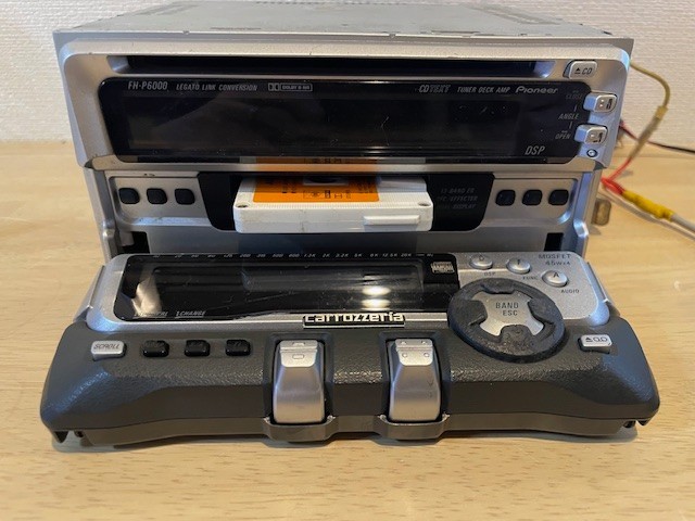 Pioneer Carrozzeria FH-P6000 2DIN Car Audio CD Cassette Player With Bluetooth