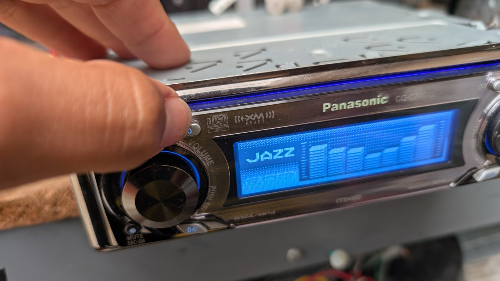Panasonic CQ-C7401U Car Stereo Used With Bluetooth Auxiliary 🐠🐟
