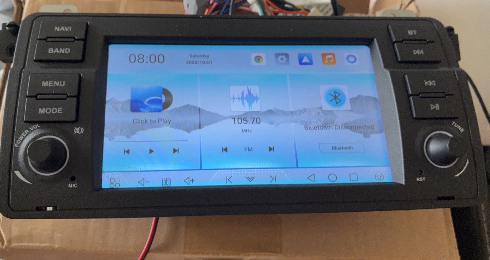 QC 4250 2 DIN Android Car MP5 Player Touchscreen Bluetooth USB AUX Android Auto
