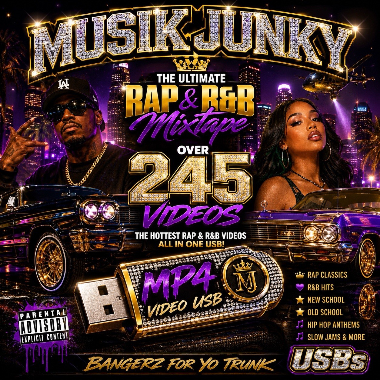 64gb USB Loaded With Rap And R&B Videos In Mp4 Format