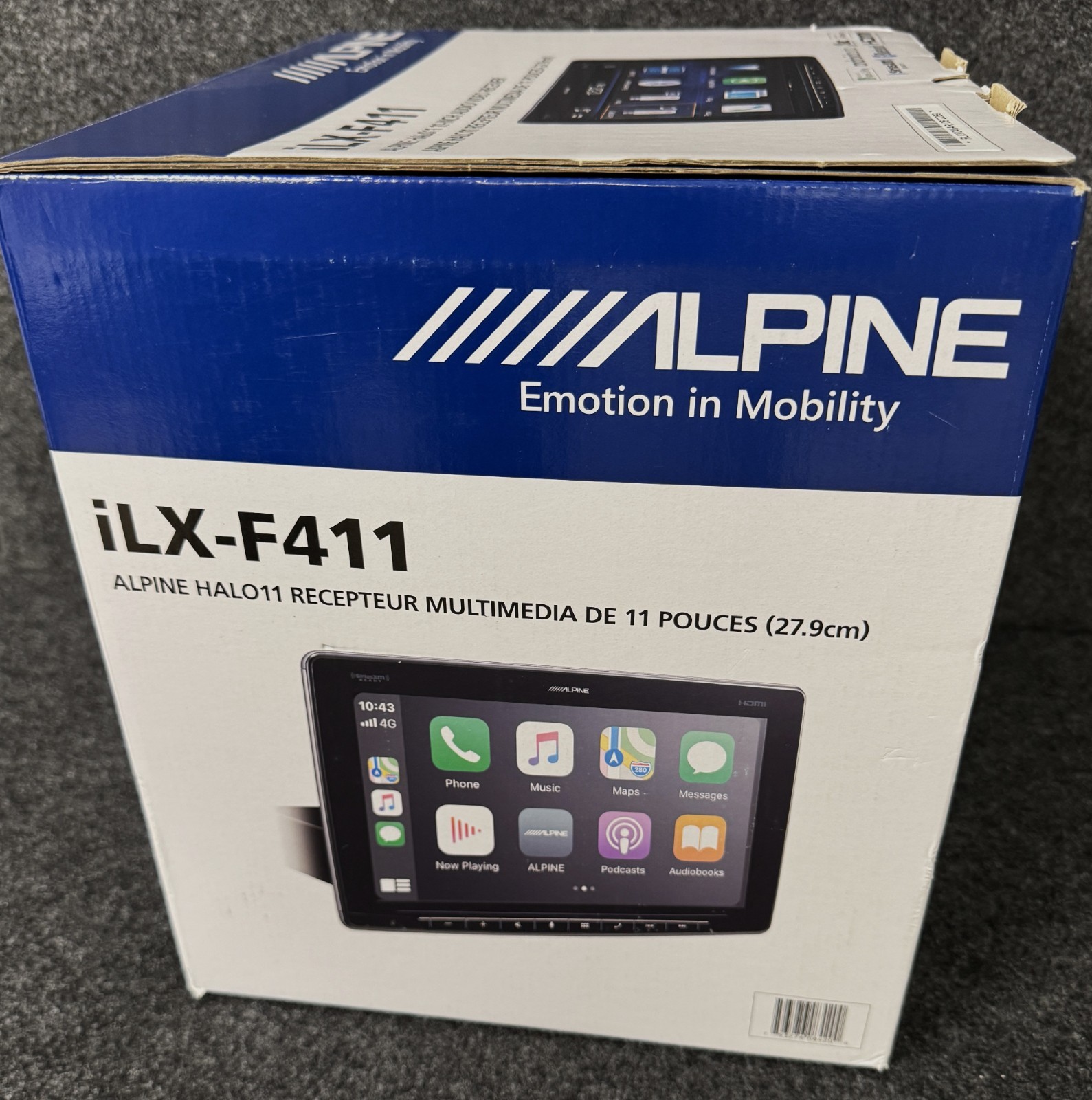 Alpine ilx-F411 HALO11 11-INCH AUDIO/VIDEO RECEIVER BRAND NEW/OPEN BOX