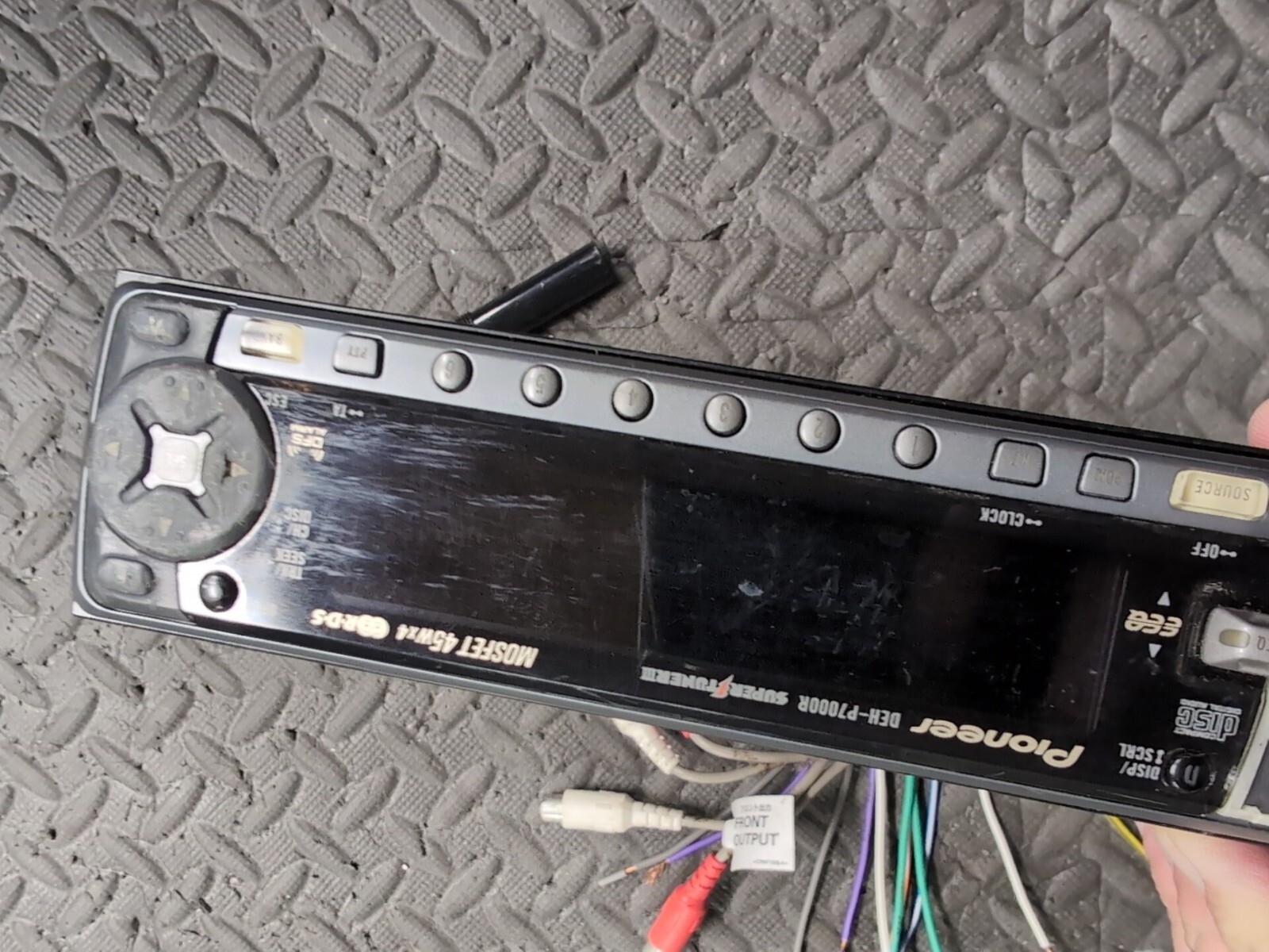 Pioneer deh-p7000r Car Radio CD 45Wx4 RDS EEQ – No Volume Buttons – Old School