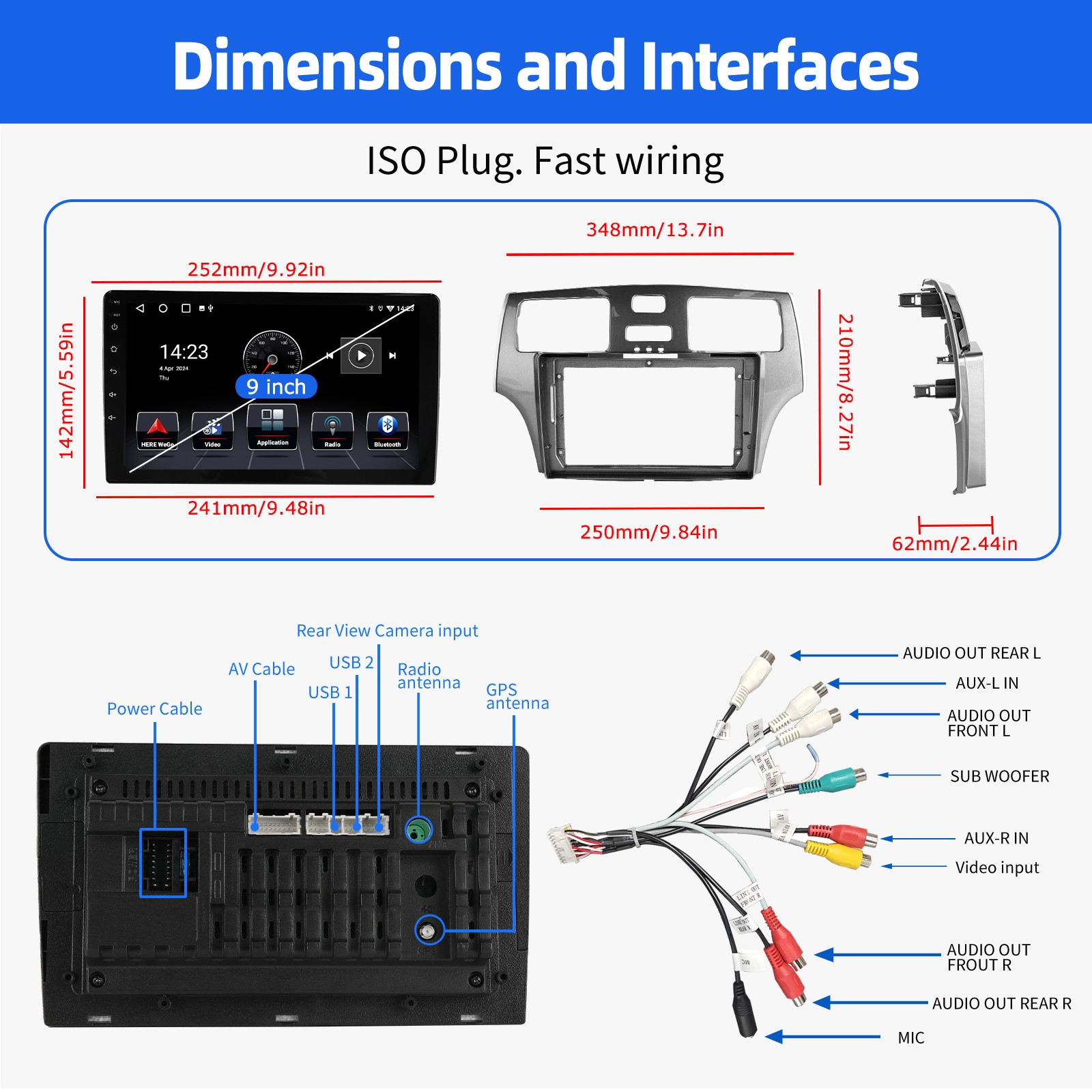 For 2001-2006 Lexus ES300 ES330 XV30 Android 15 Car Stereo Radio GPS NAVI Player