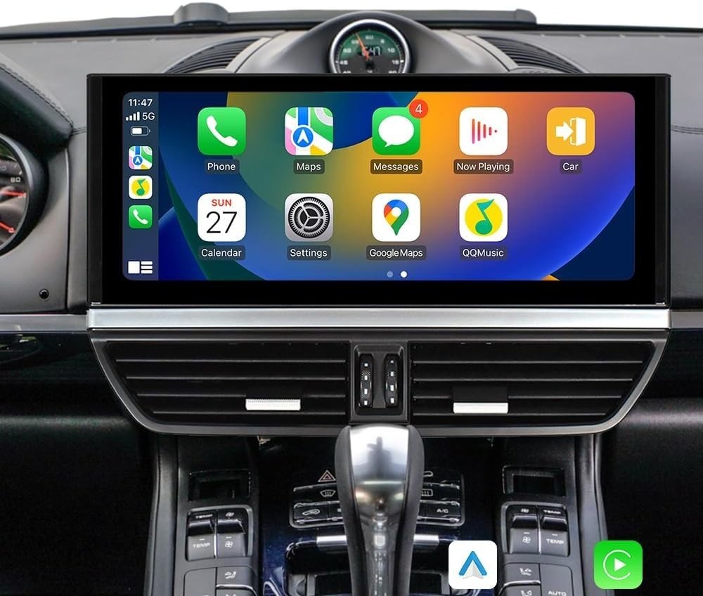 12.3″ Android Car Stereo Radio GPS Carplay 4+64G For Porsche Cayenne 2011-2017