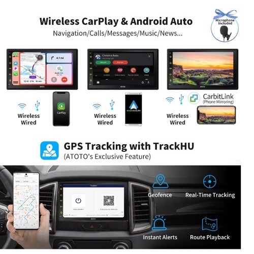 S8 Gen2 ATOTO ANDROID IN-CAR OPERATION PANEL SCREEN