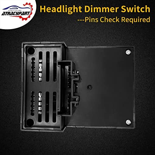 Headlight Switch Dimmer Switch Headlight Switch – 15755595 Gray – 1999-2002