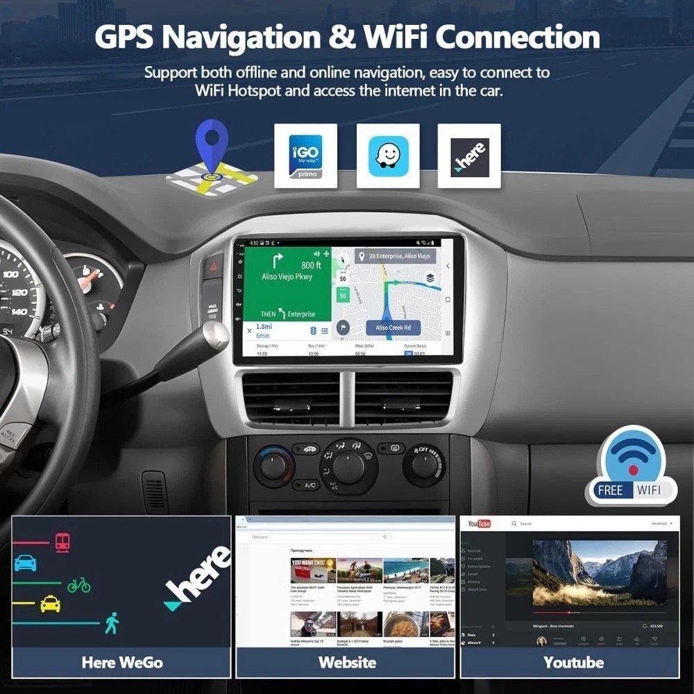 For Honda Pilot 2006-2008 Android 15.0 Carplay Car Stereo Radio GPS Navi BT WIFI