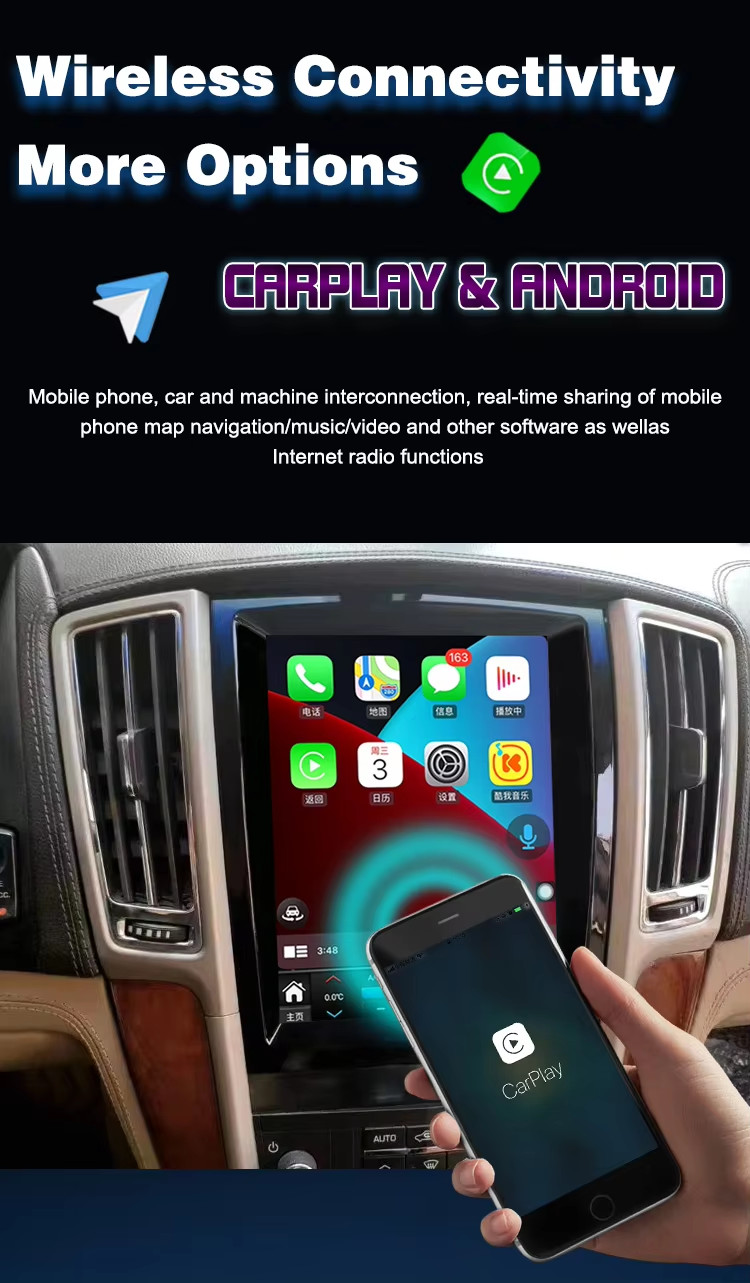 10.4″ Tesla Style Car Radio 2din Stereo For Cadillac SLS 2007-2012 Gps Navi 64gb