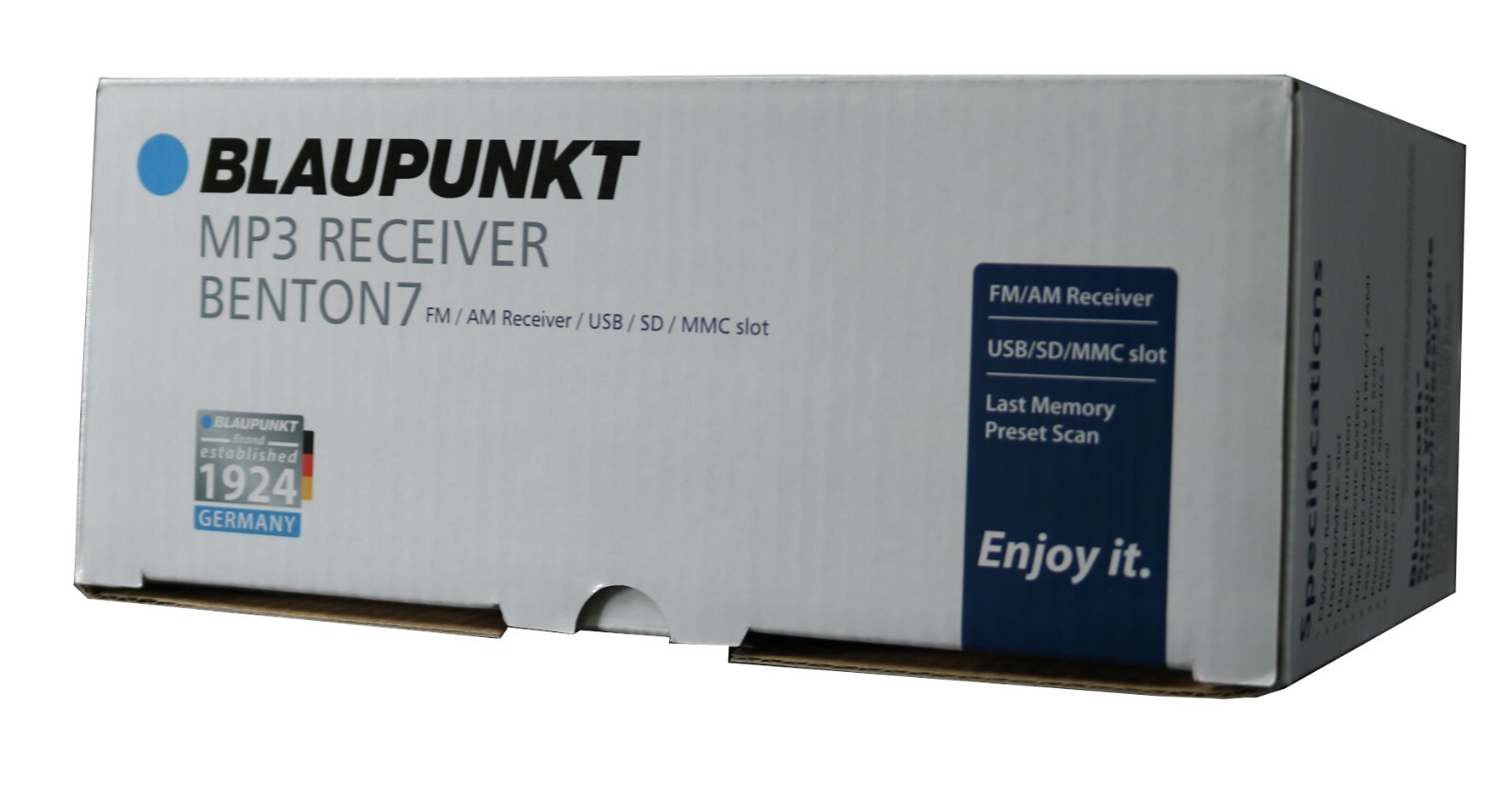 Blaupunkt 1-Din Car Bluetooth FM Digital Media Receiver + 6×9″ and 6.5″ Speakers