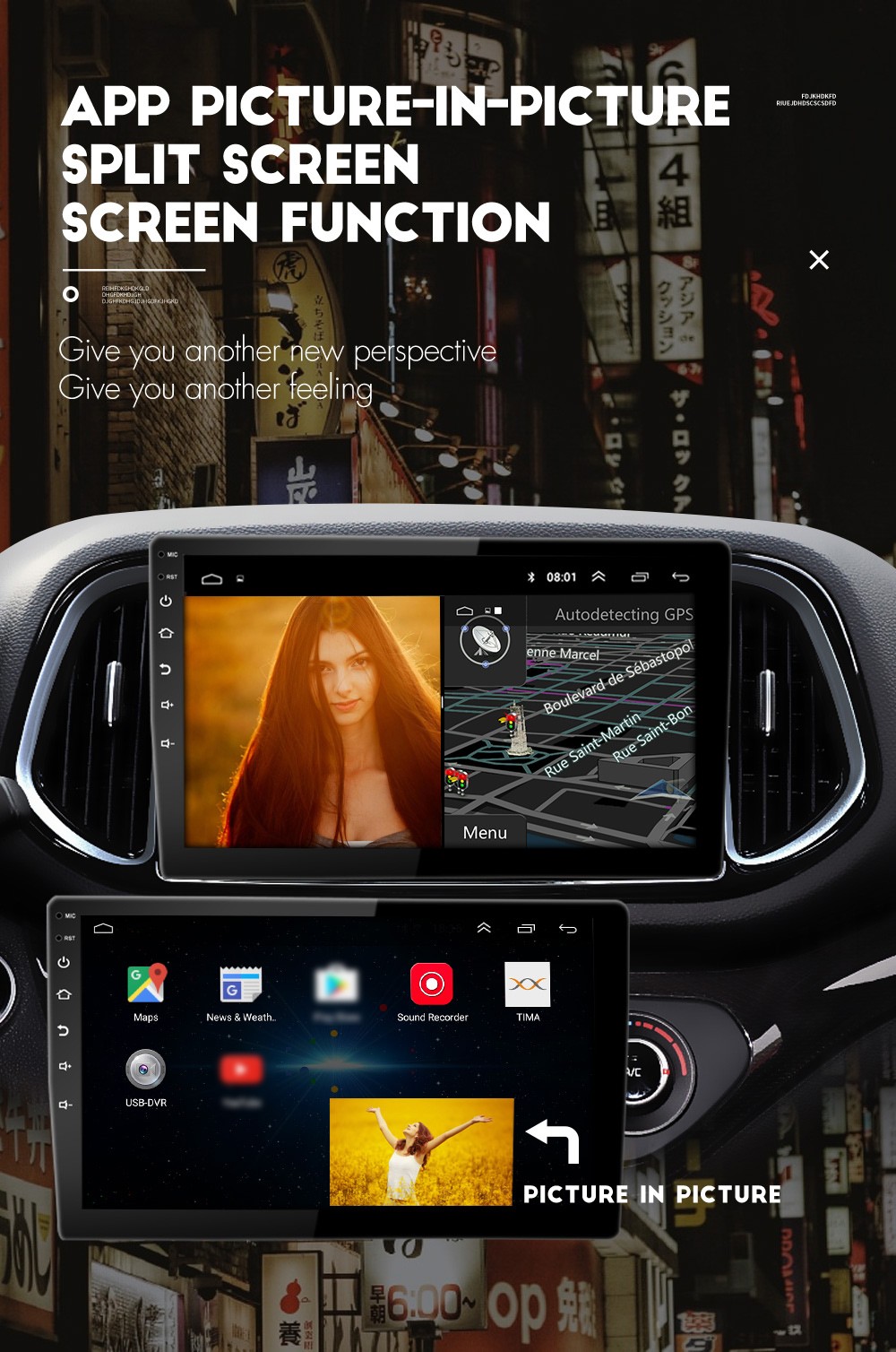 2+32G Car Radio Stereo for Honda Civic 2013-2017 9″ CarPlay Android Auto