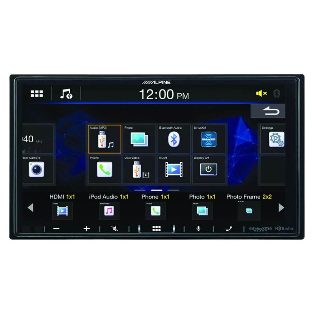 Alpine ILX-407 7″ Multimedia w/ Bullet Camera & DVR-C310R Dash Camera