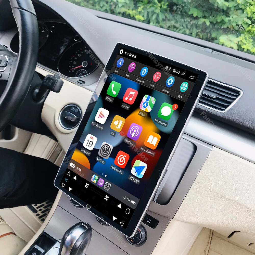 2 Din Android 13.0 Rotatable 10.1″ Carplay Car Stereo Radio Player GPS Navi WIFI