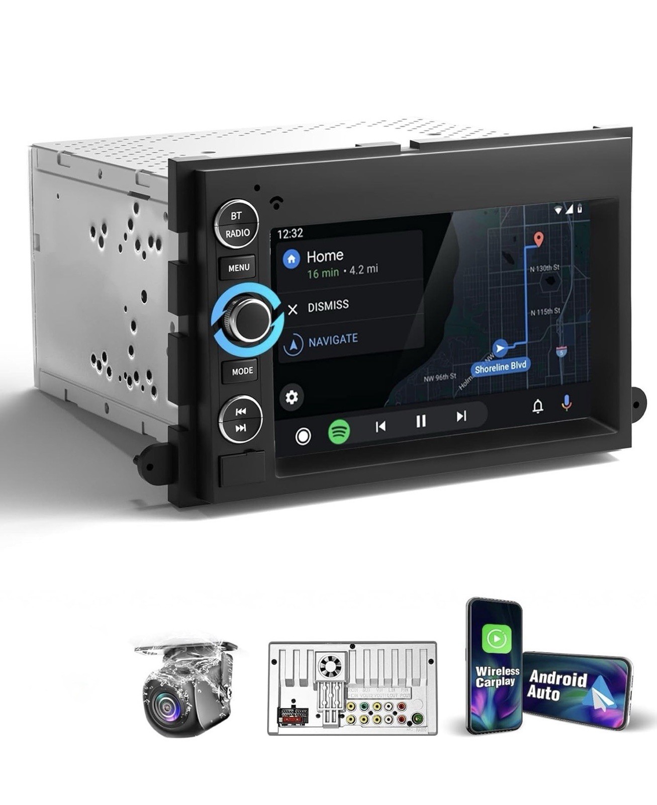 7″ Linux Android Auto Carplay for 2004-2016 Ford F150 Lincoln MKX Mercury +More