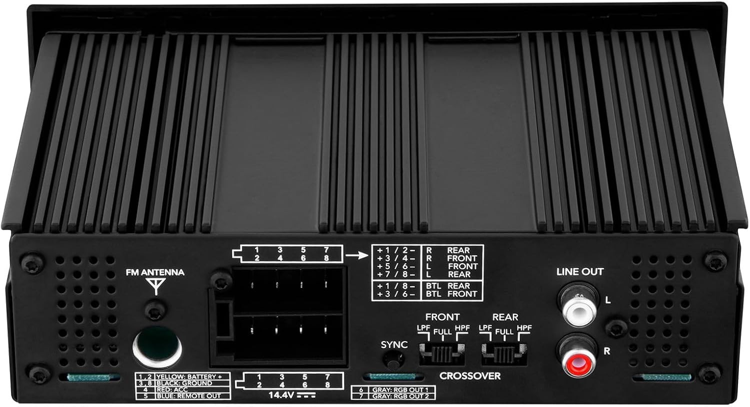 Taramps Amplayer Audio Processor G2 2 Ohm 400W RMS Compact RGB Bluetooth Stereo