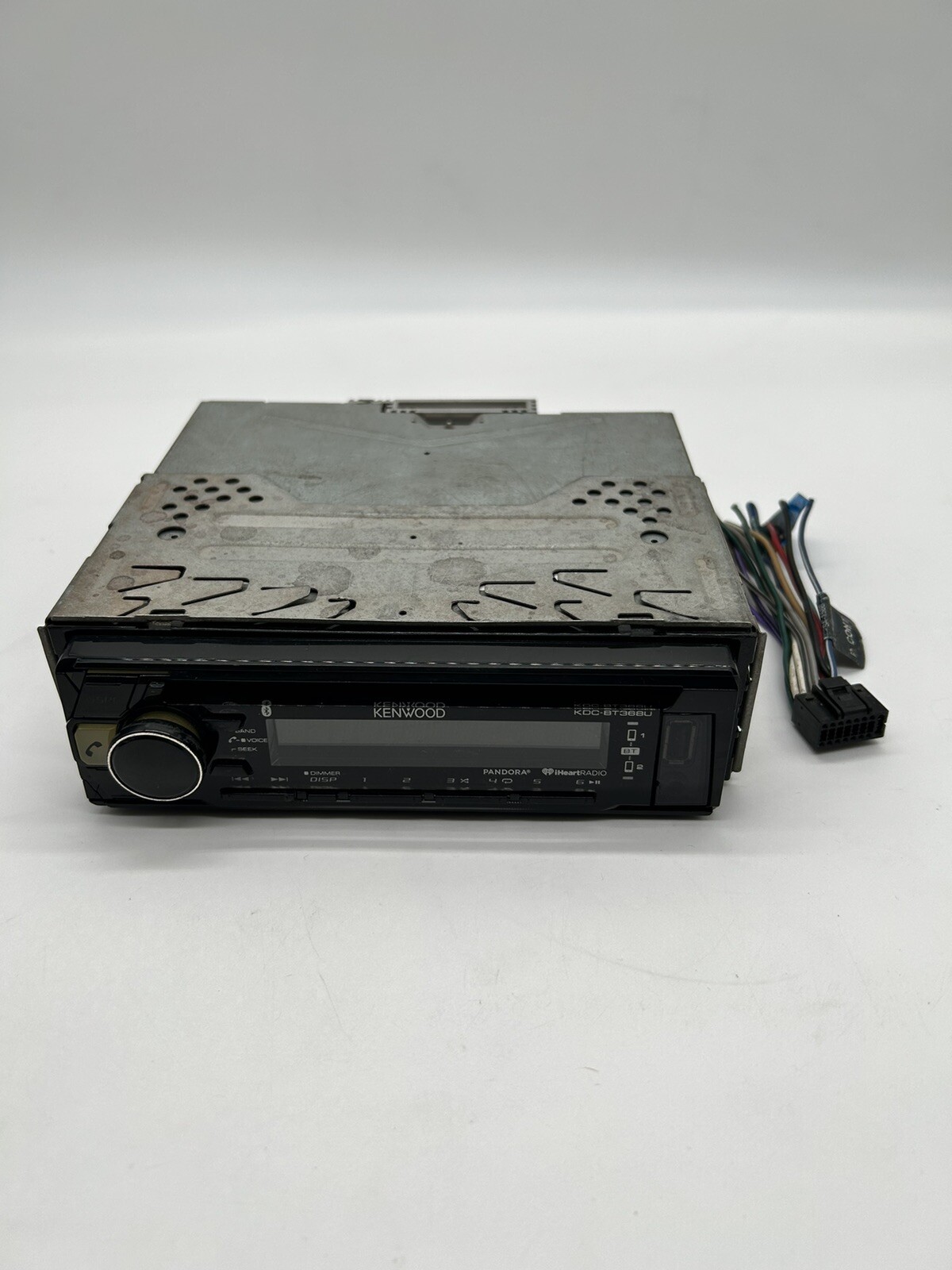 kenwood kdc-bt368u cd bluetooth receiver car stereo Powers On As Is *READ*