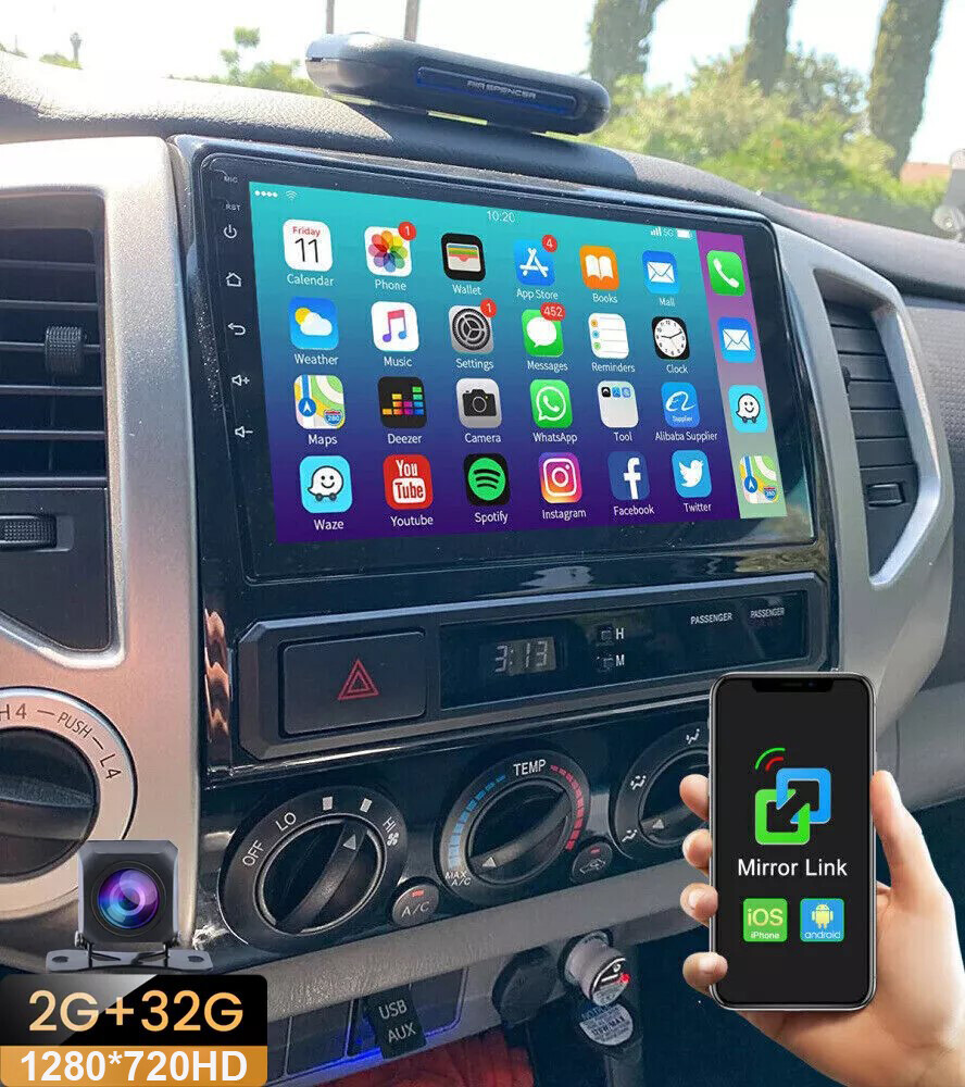 JBL For TOYOTA TACOMA 2005-2013 9″inch CarPlay Android Car Stereo Radio WiFi GPS