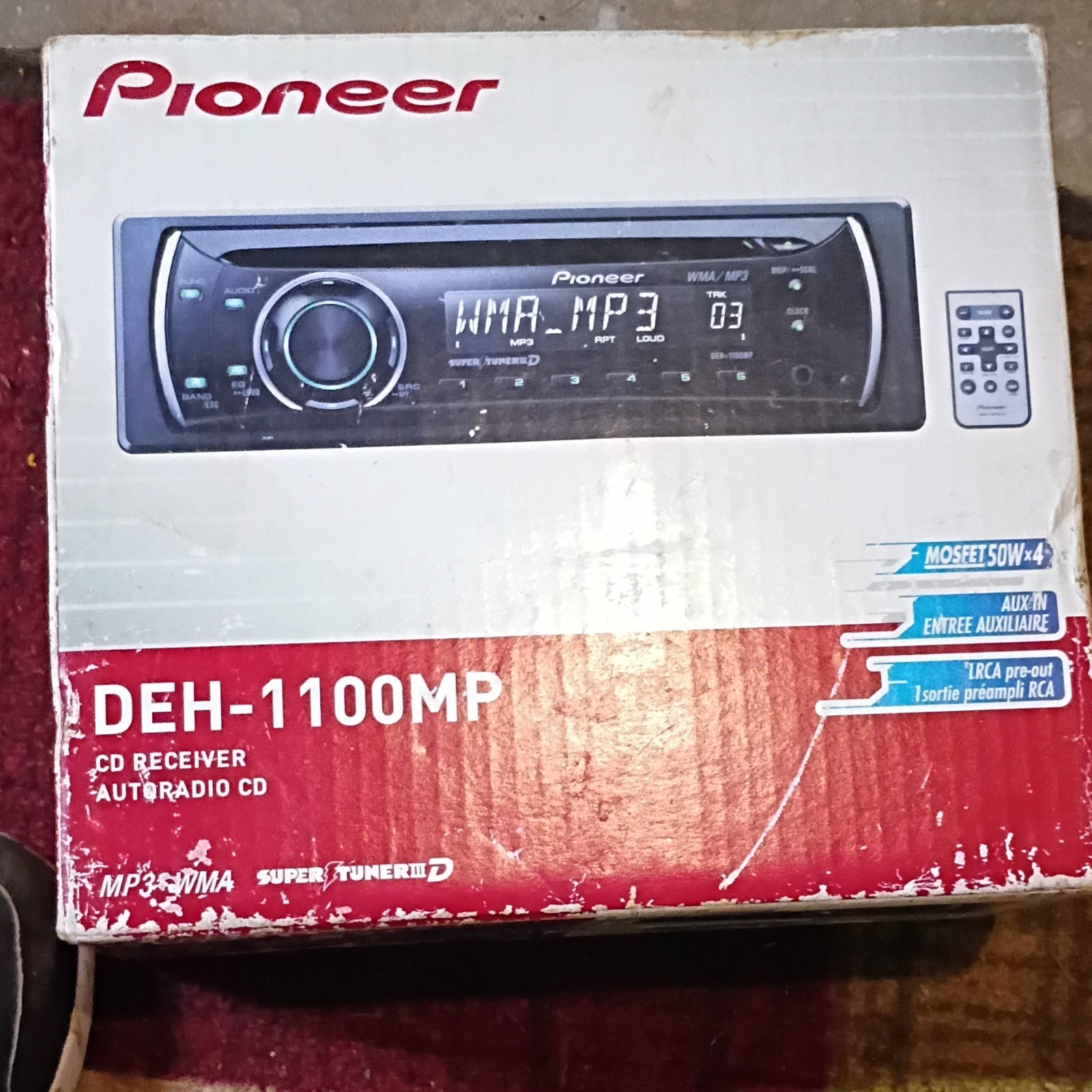 Pioneer DEH-1100 CD Player In Dash Receiver