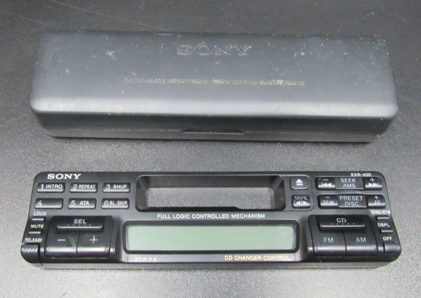 VINTAGE SONY EXR-400 Detachable Front Panel AM/FM Cassette Car Stereo Radio