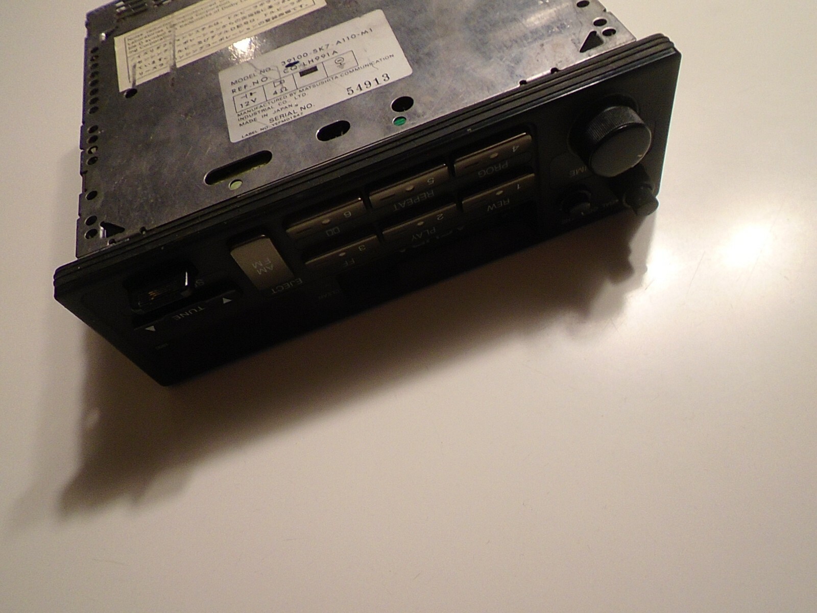 HONDA / ACURA TAPE DECK STEREO 39100-SK7-A110-M1 Matsushita tested oem tapedeck