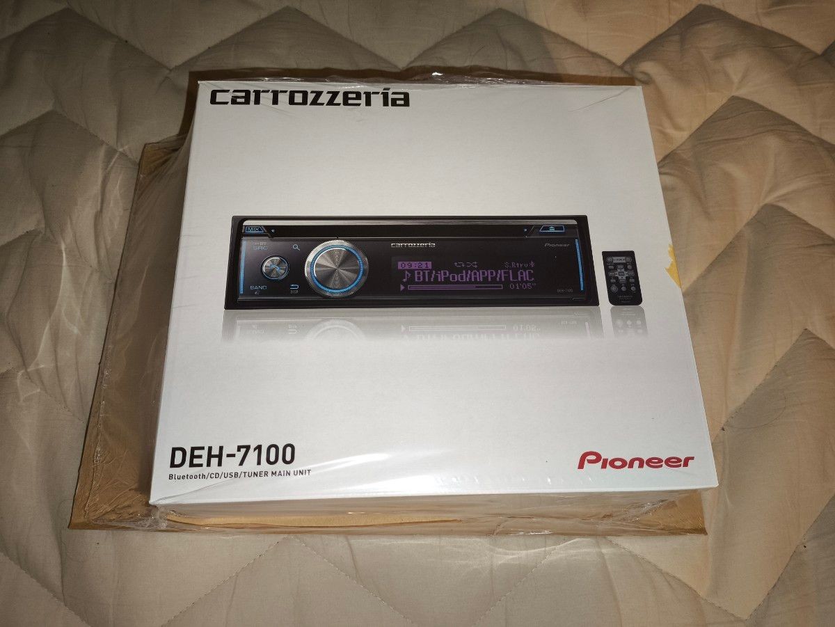 Pioneer Carrozzeria DEH-7100 1DIN Car Audio CD USB Bluetooth Receiver New